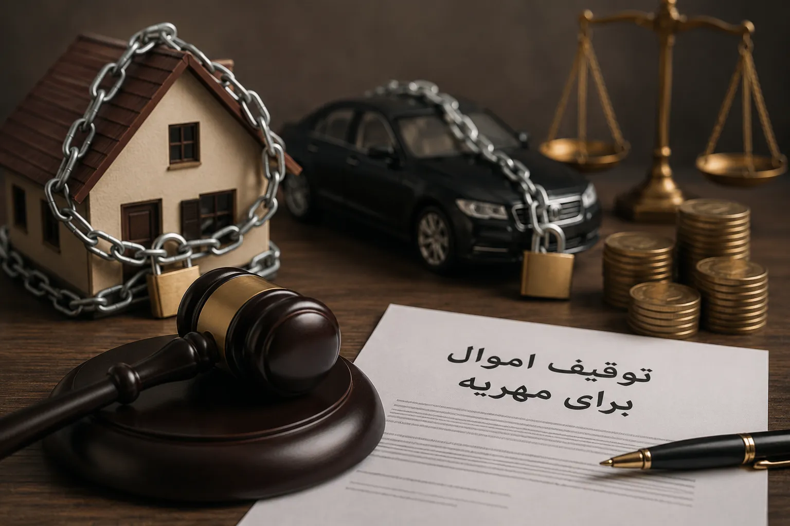 توقیف اموال مهریه