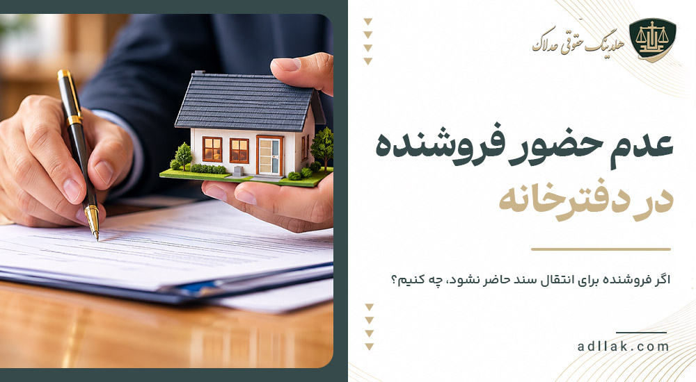 عدم حضور فروشنده در دفترخانه