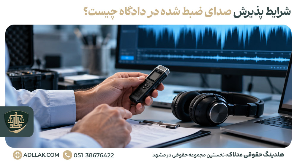 شرایط پذیرش صدای ضبط شده در دادگاه چیست؟