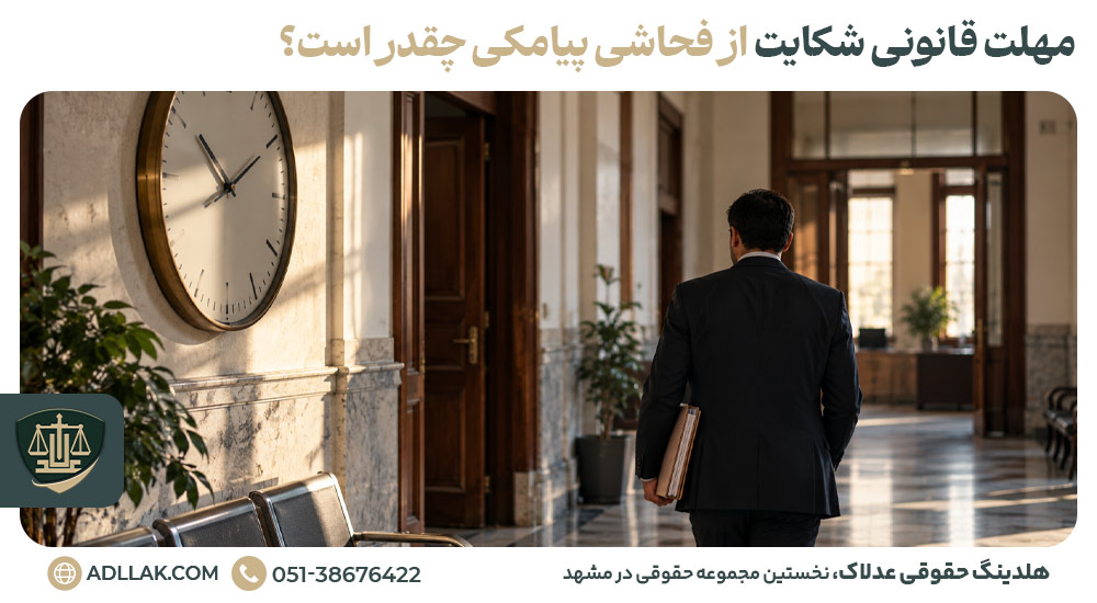 مهلت قانونی شکایت از فحاشی پیامکی چقدر است؟